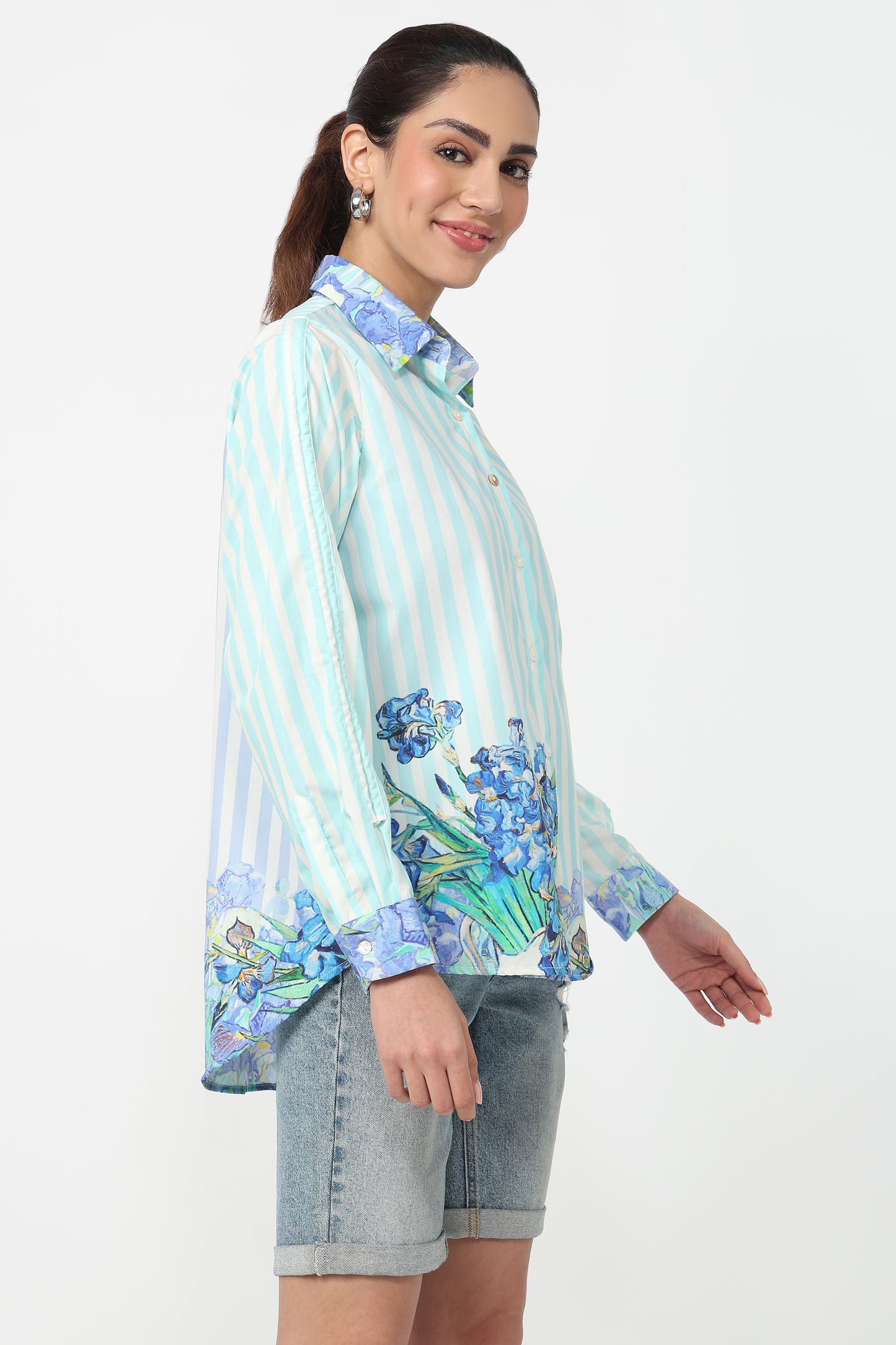 Aqua Iris Shirt