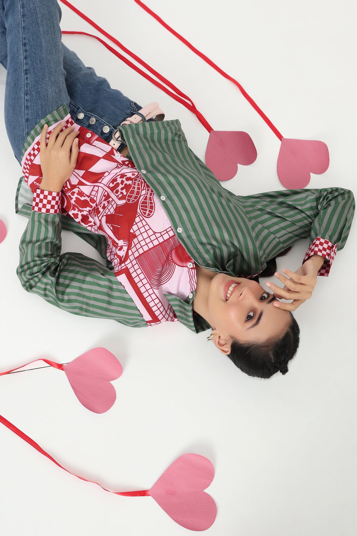 Retro Pop Colorblock Printed Shirt