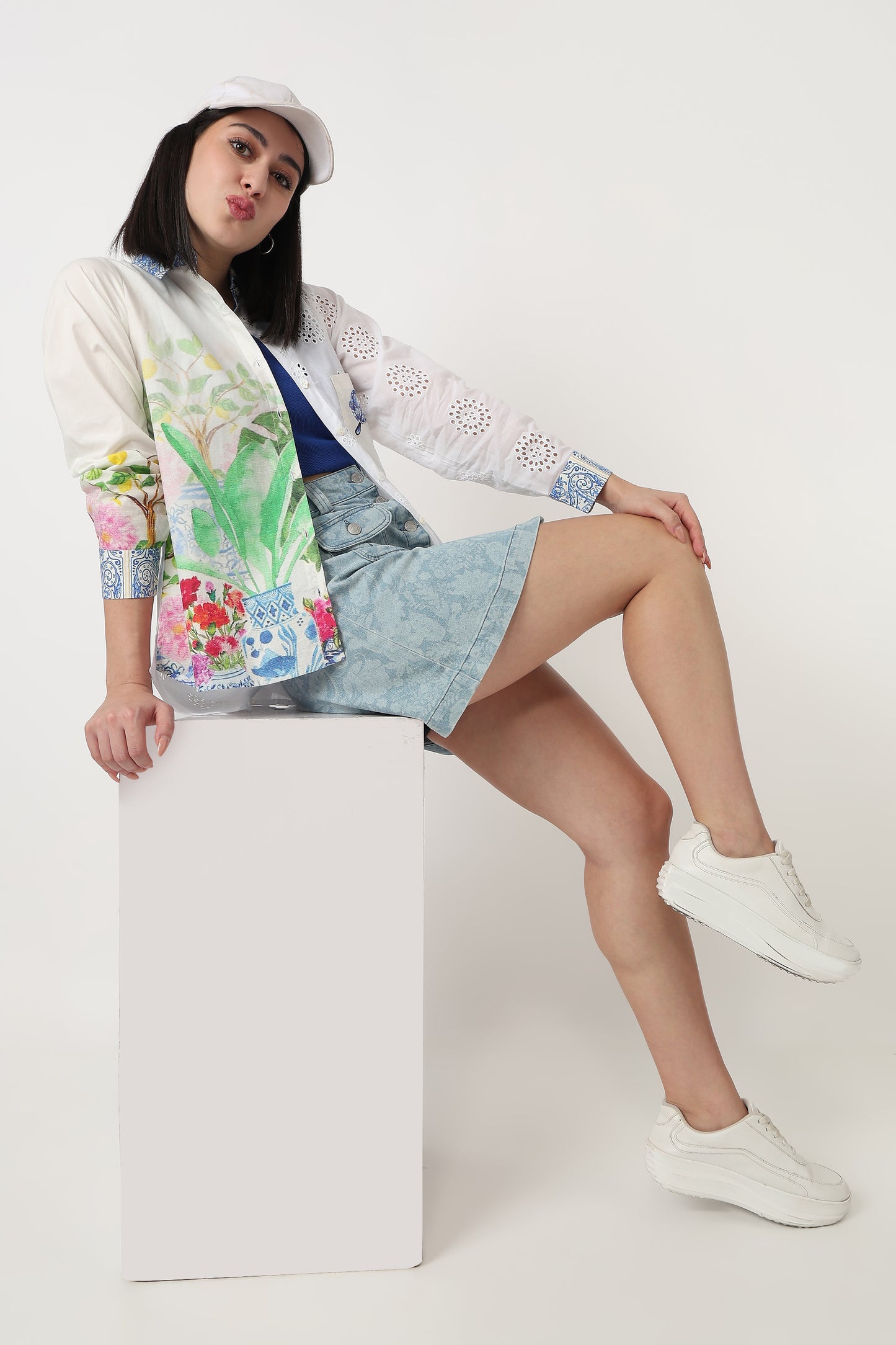 floral vase garden shirt