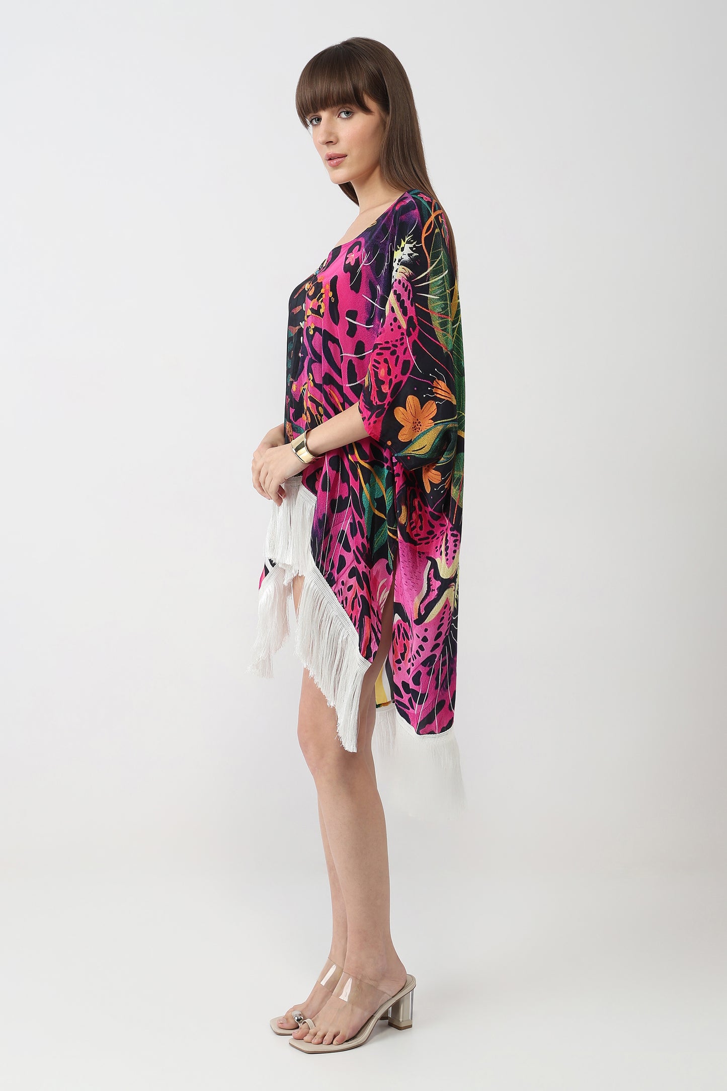 Leopard Bloom Kaftan