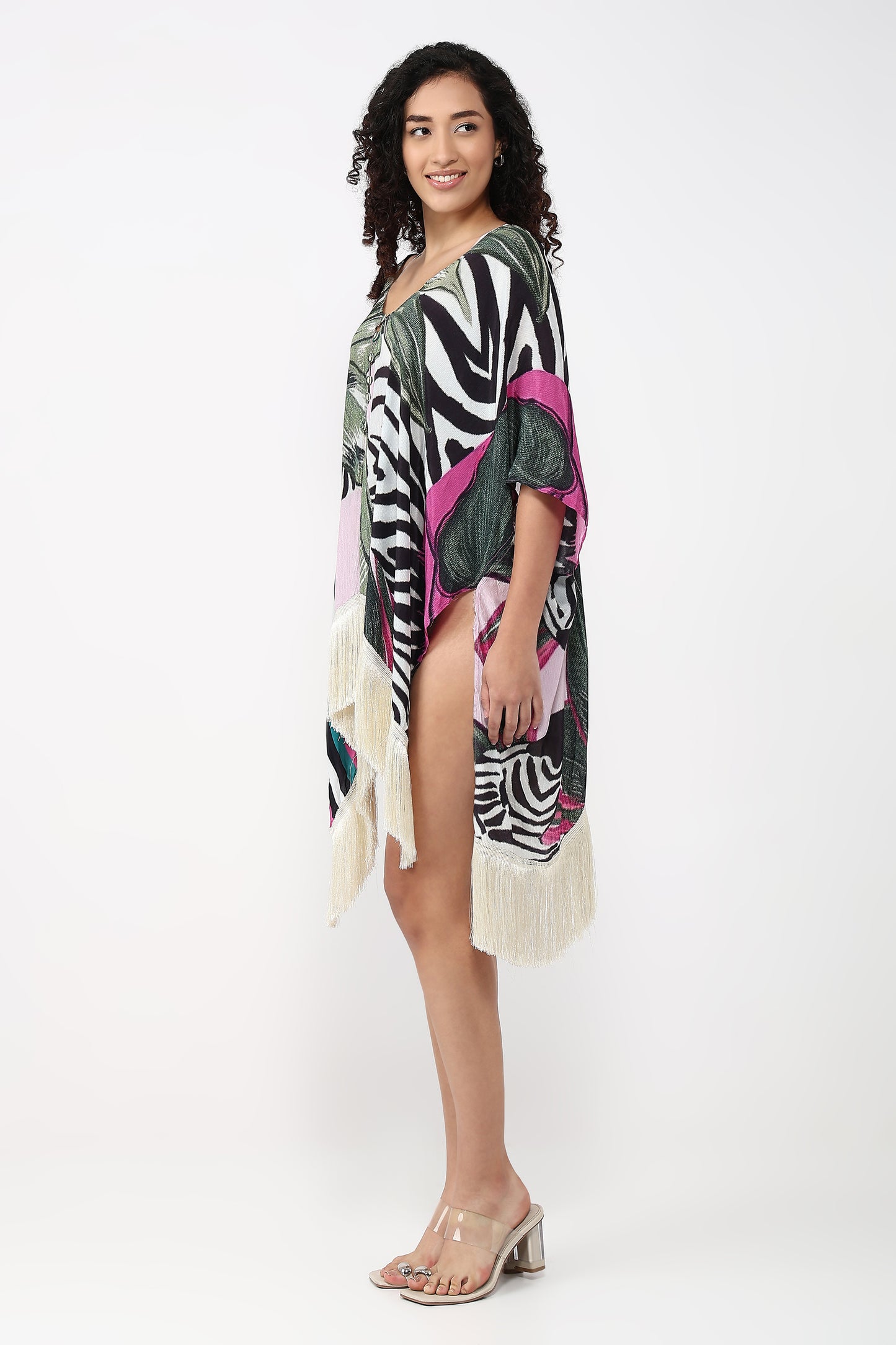 Zebra Mirage Kaftan