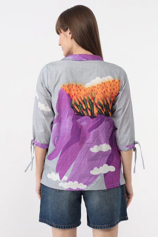 Alpine Dream Shirt – printed shirt for women, view 2