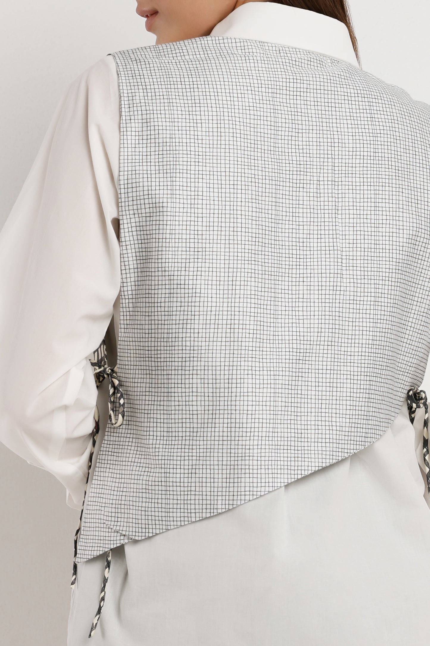 Lace Grid Fusion Shirt