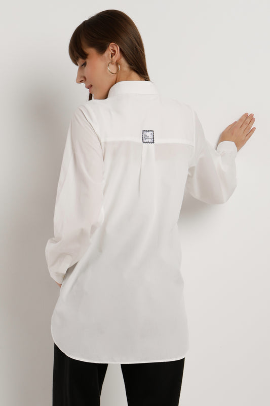 Pockets Palette Shirt – printed shirt for women, view 2