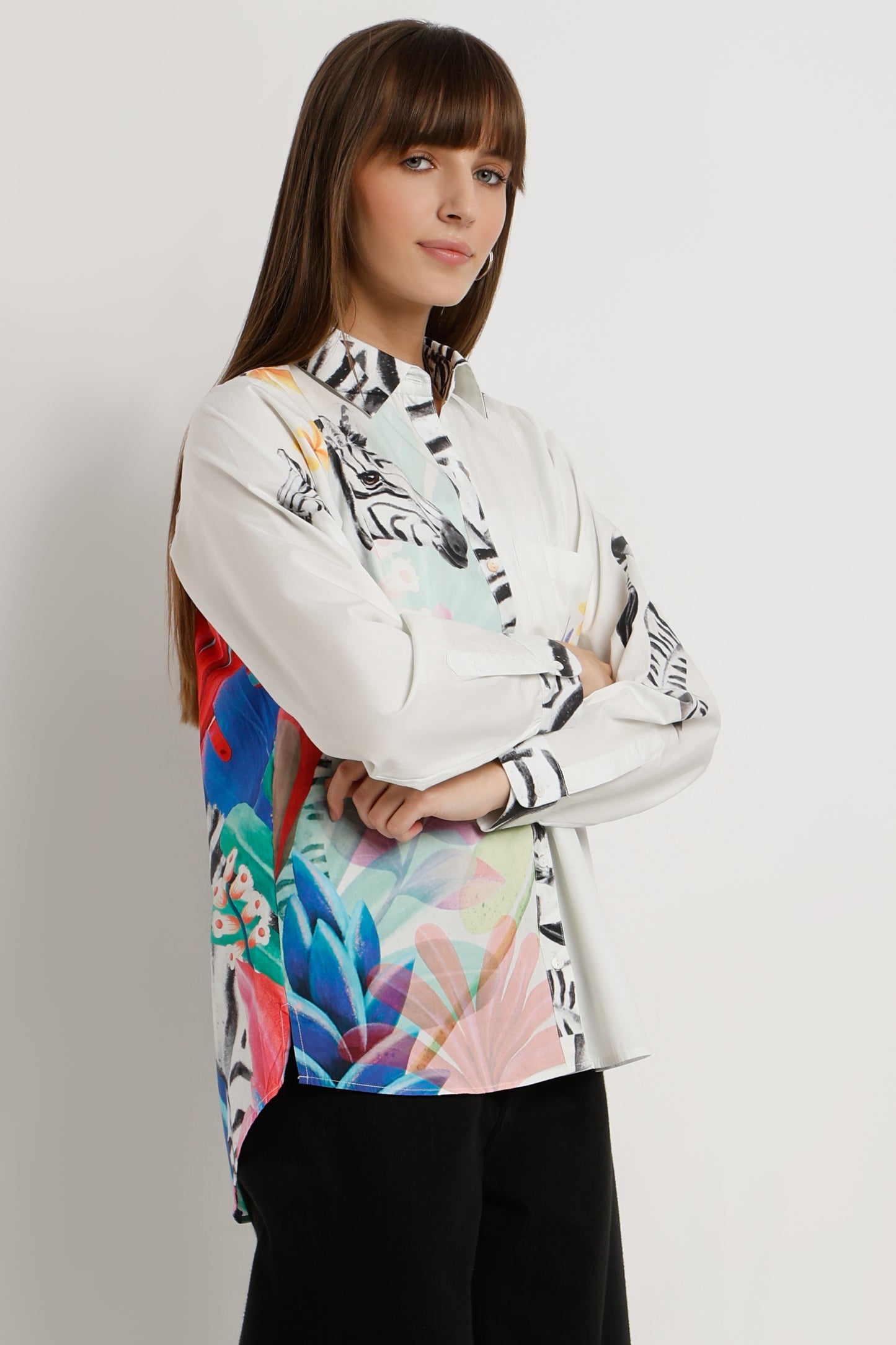 Wildflower Stripes Shirt