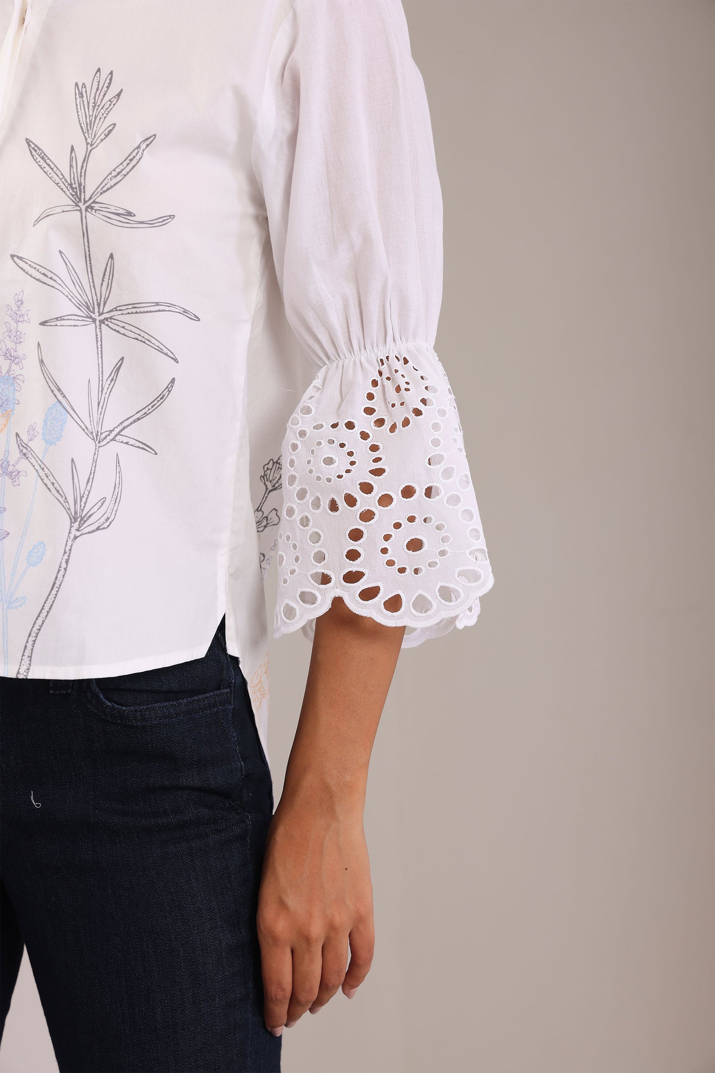Lined in Petals Shirt