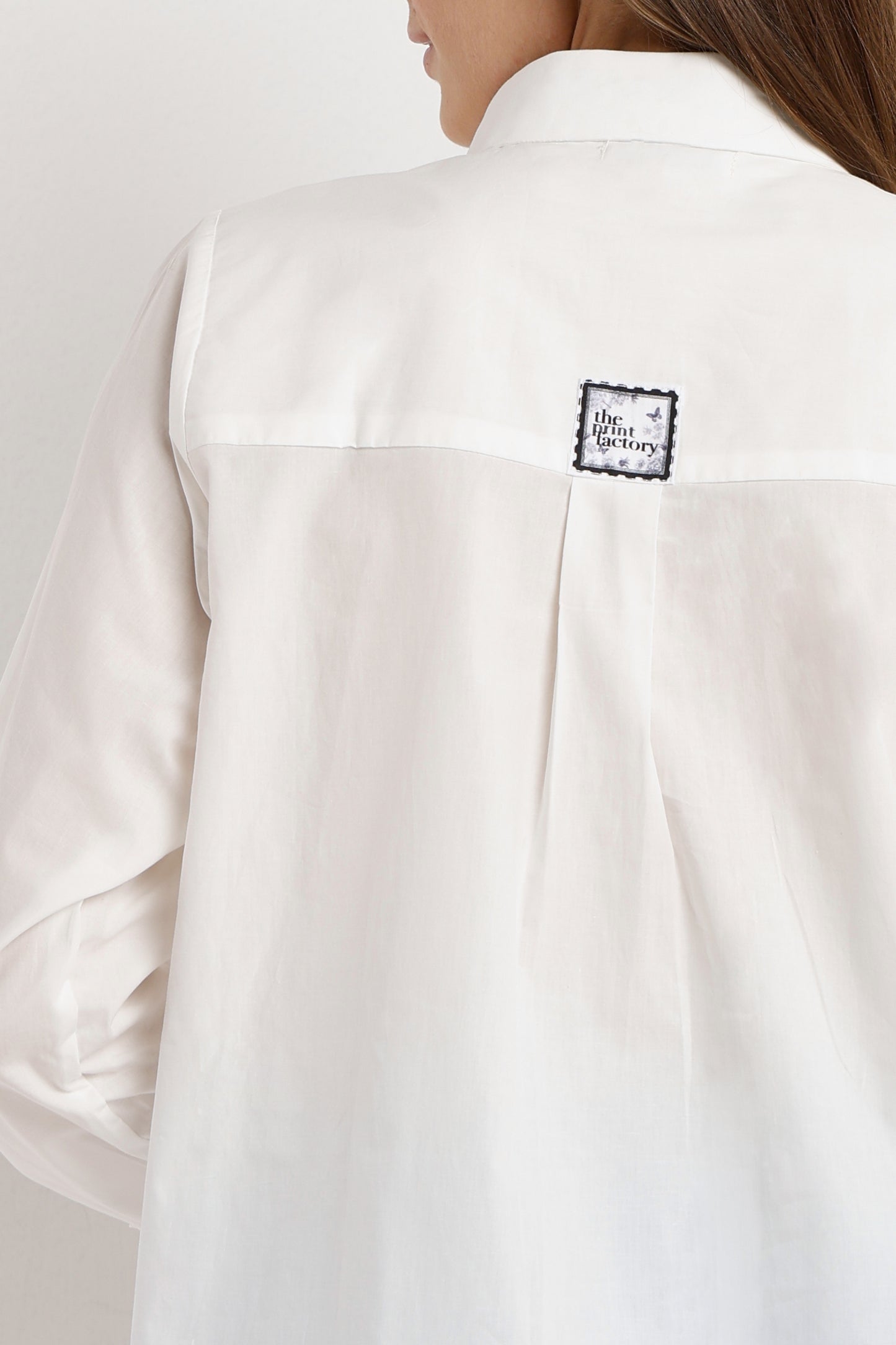 Floral Lace-Up Shirt