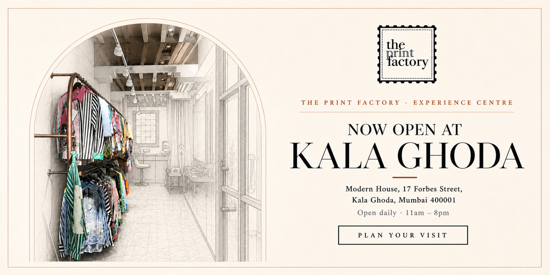 The Print Factory Experience Centre, Kala Ghoda — now open at Modern House, 17 Forbes Street, Mumbai