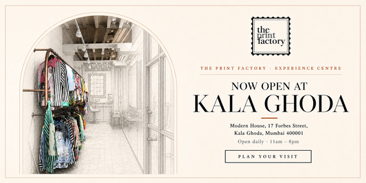 The Print Factory Experience Centre, Kala Ghoda — now open at Modern House, 17 Forbes Street, Mumbai
