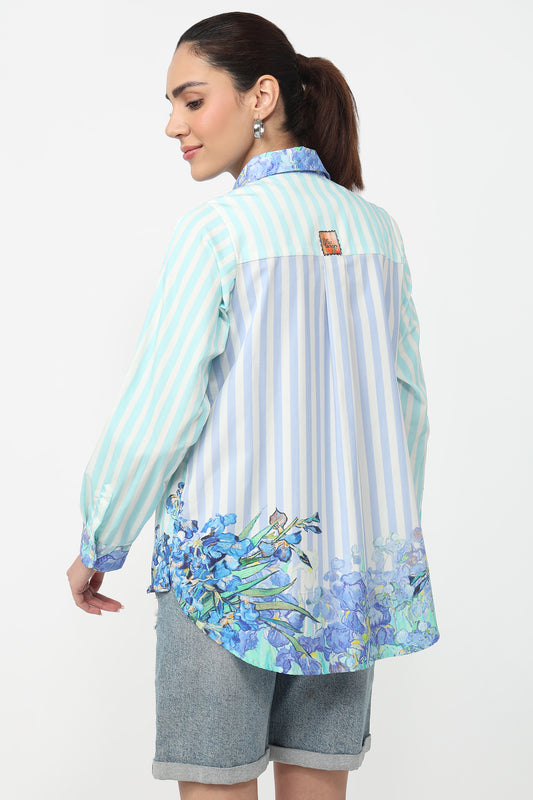 Aqua Iris Shirt