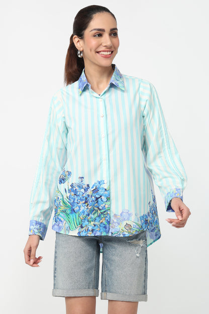 Aqua Iris Shirt