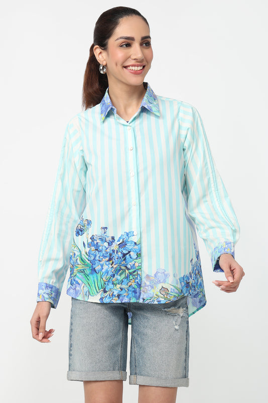 Aqua Iris Shirt