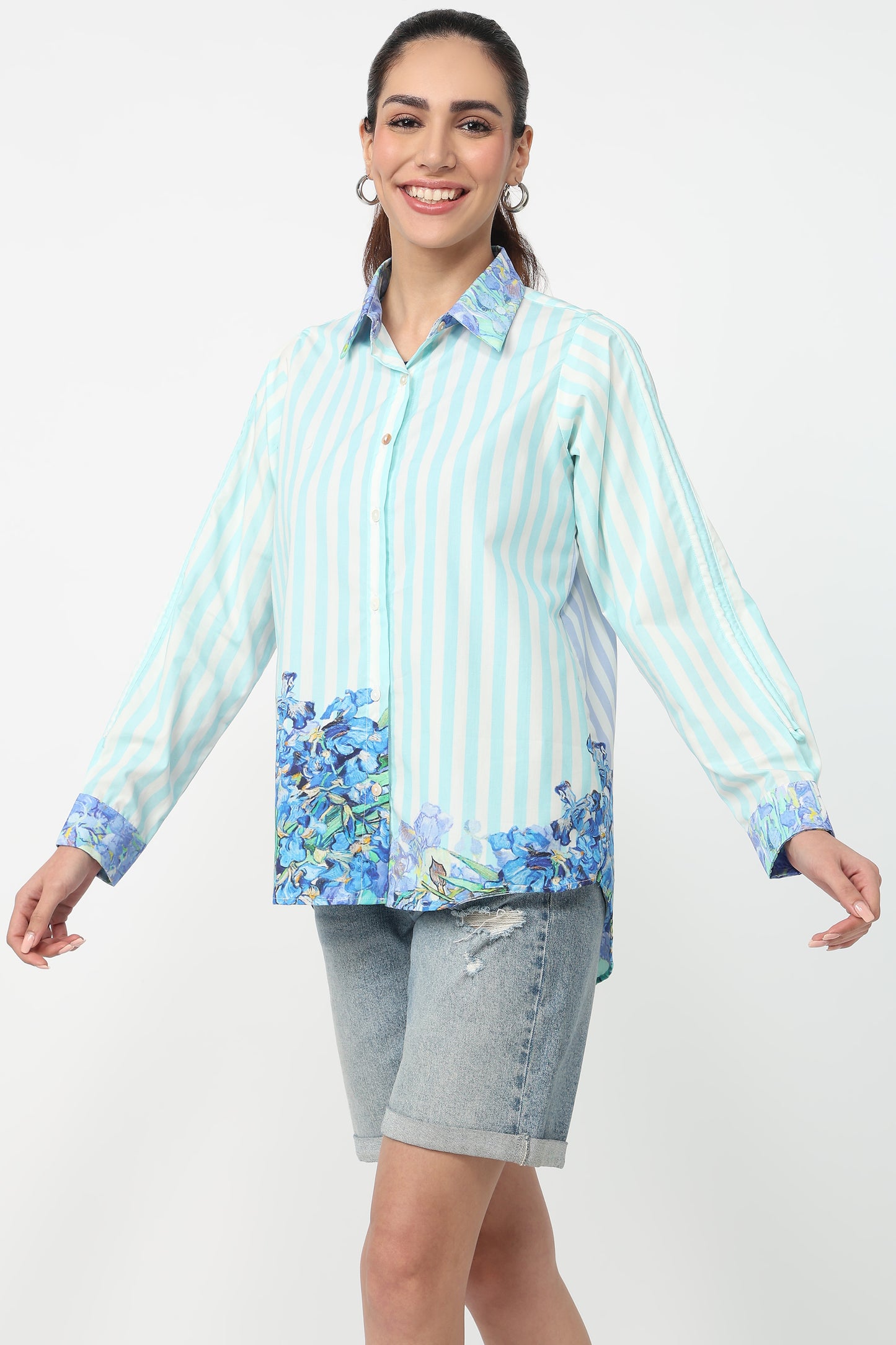 Aqua Iris Shirt