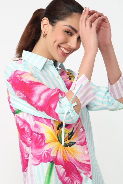 Floral Current Shirt