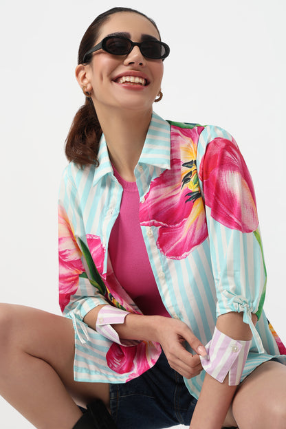 Floral Current Shirt