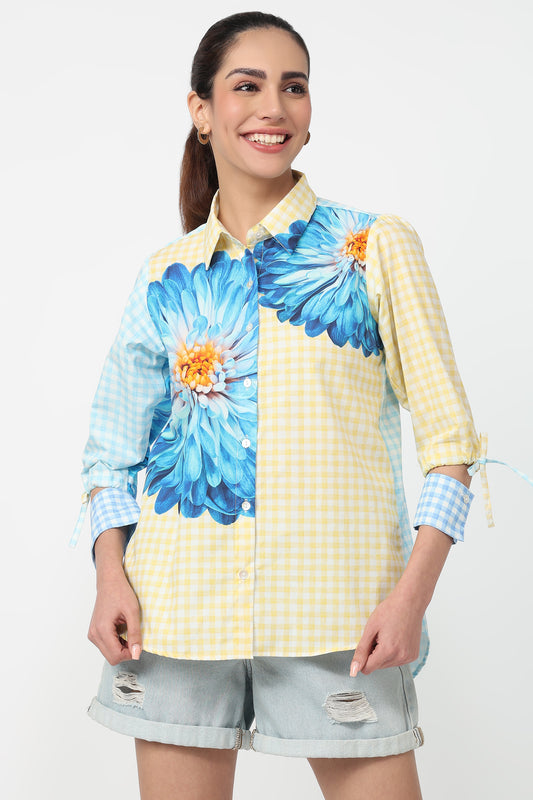 Blue Petal Shirt