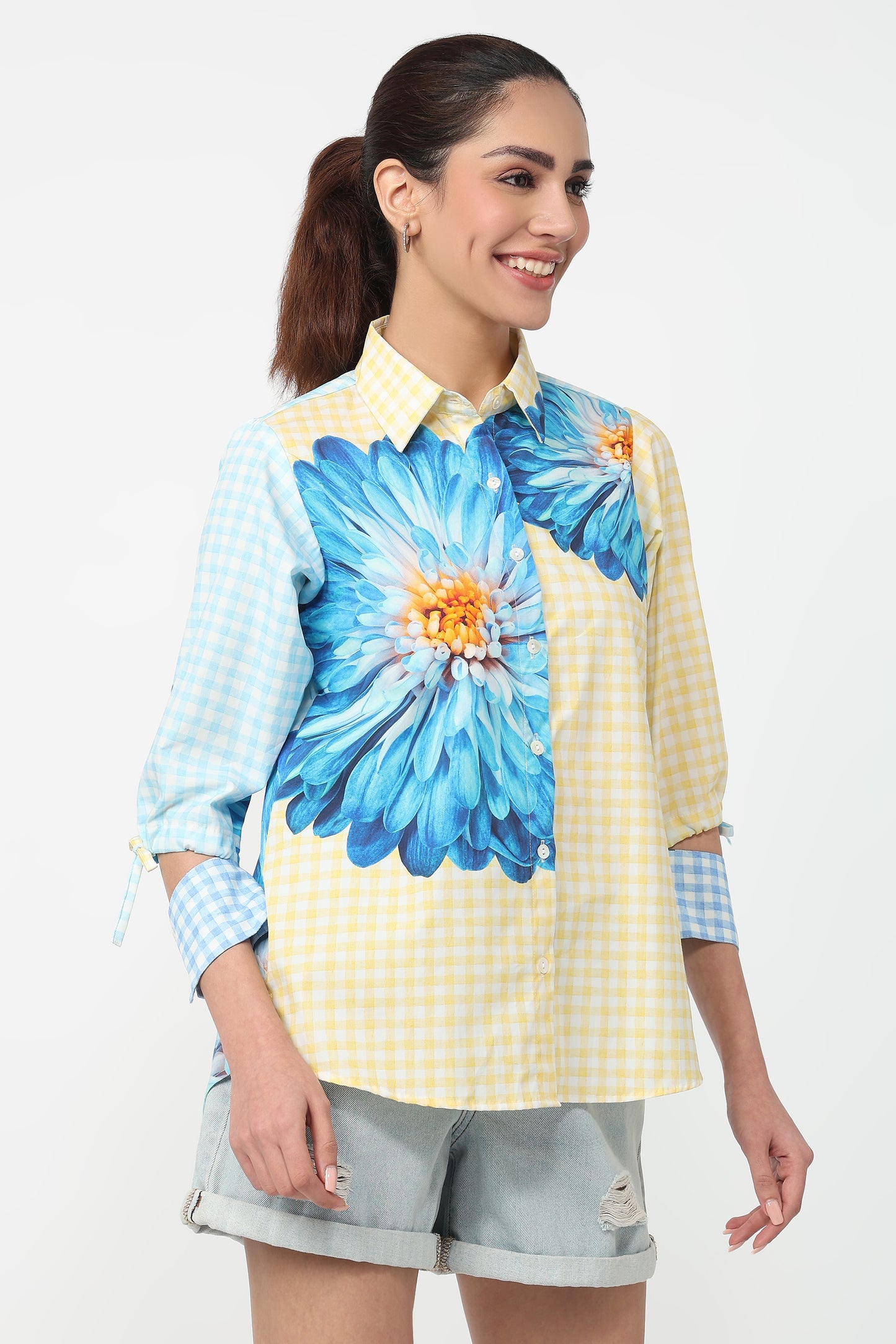 Blue Petal Shirt