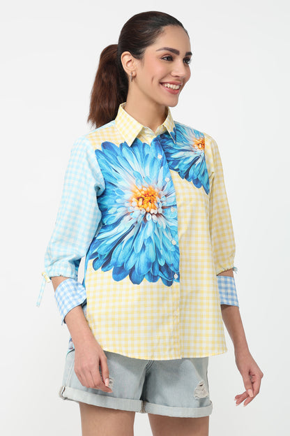 Blue Petal Shirt