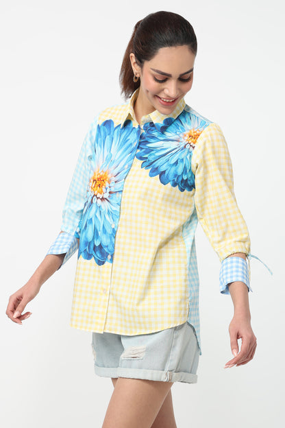 Blue Petal Shirt