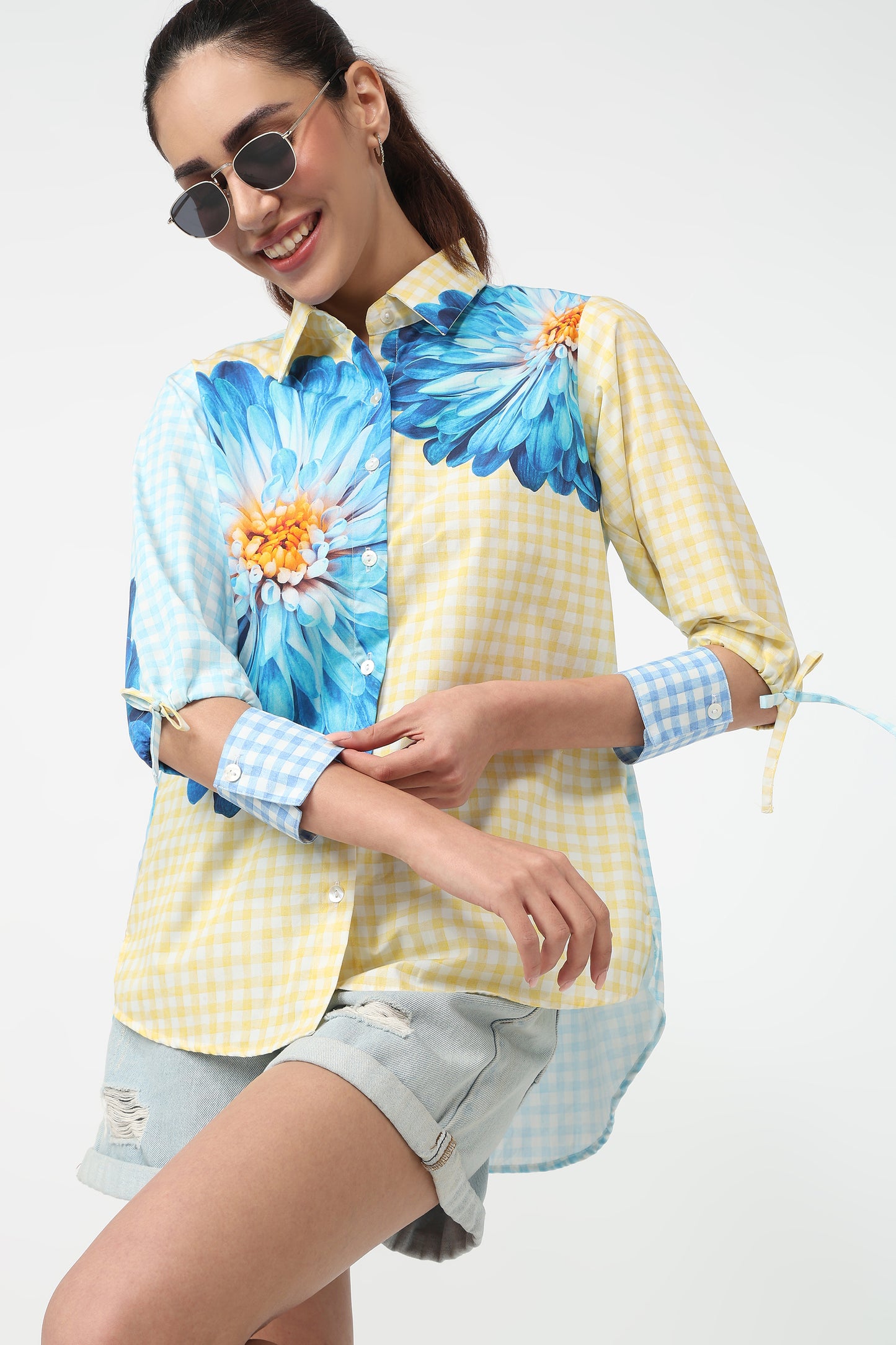 Blue Petal Shirt