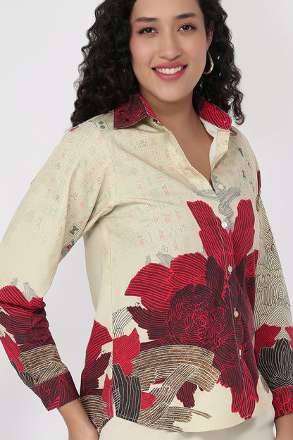 Scarlet Peony – Mahjong