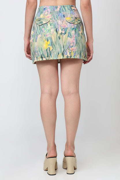 Spring Garden Floral Skort Set
