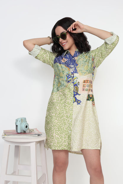 Willow Garden Printed Dress