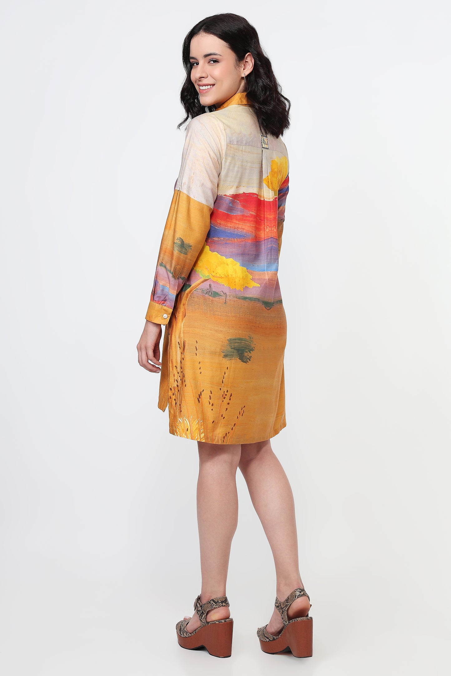 Sun Drenched Safari Dress