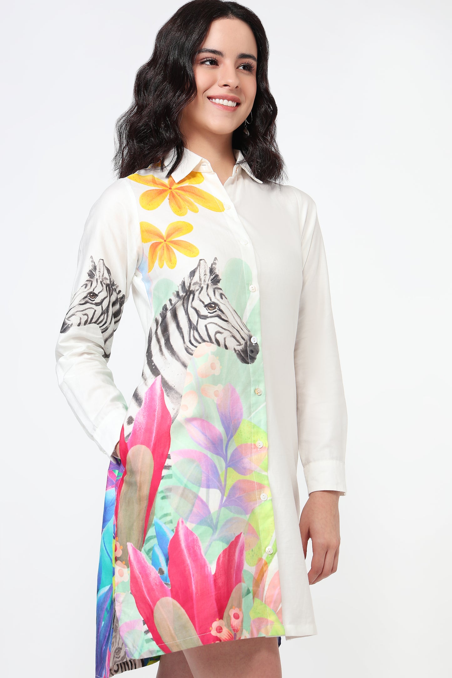 Zebra Muse Printed Dress