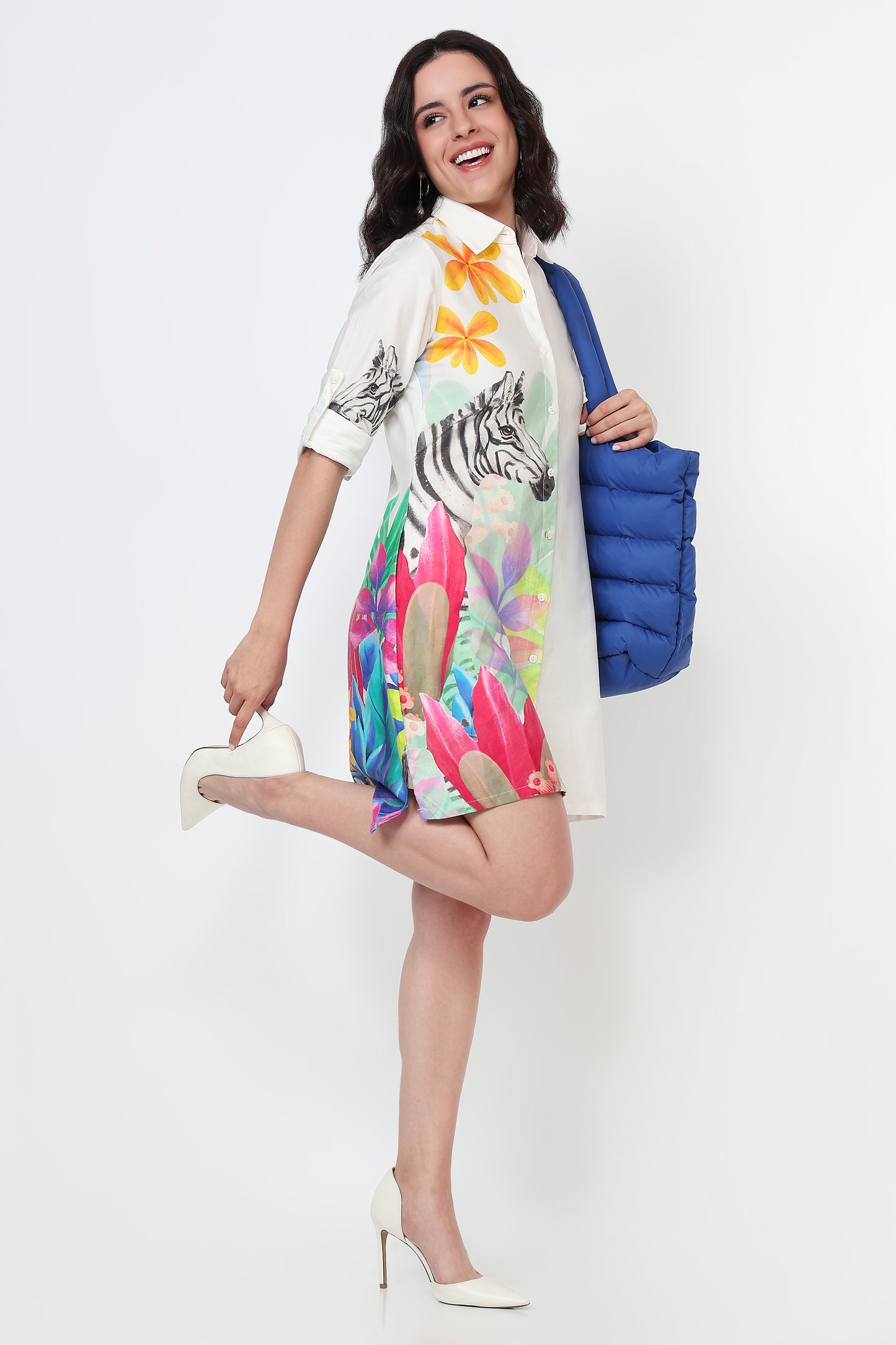 Zebra Muse Printed Dress