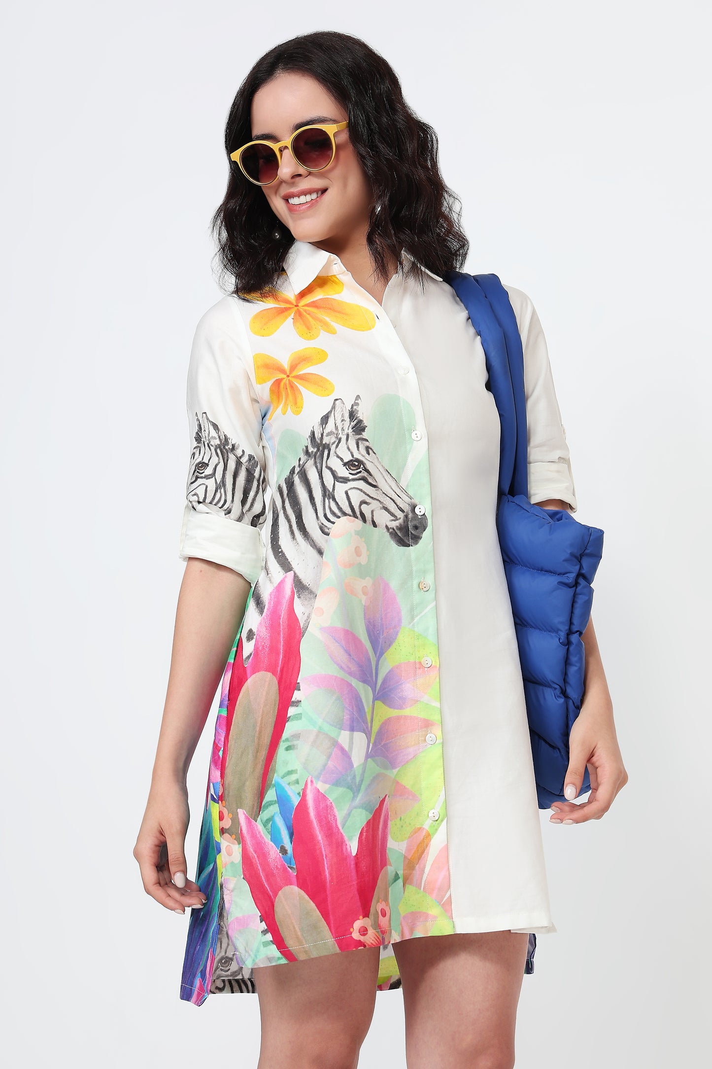 Zebra Muse Printed Dress
