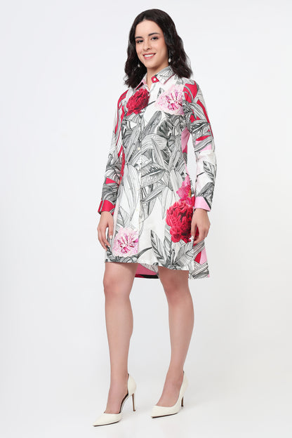 The Painted Petal Dress