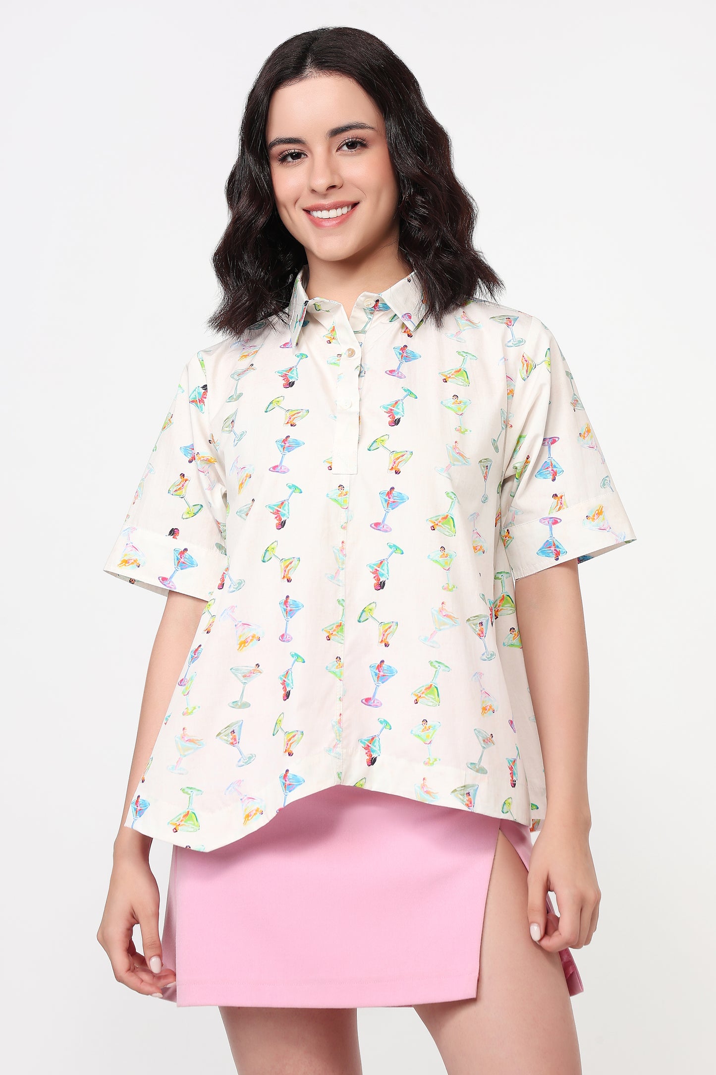 Party Mood Printed Shirt
