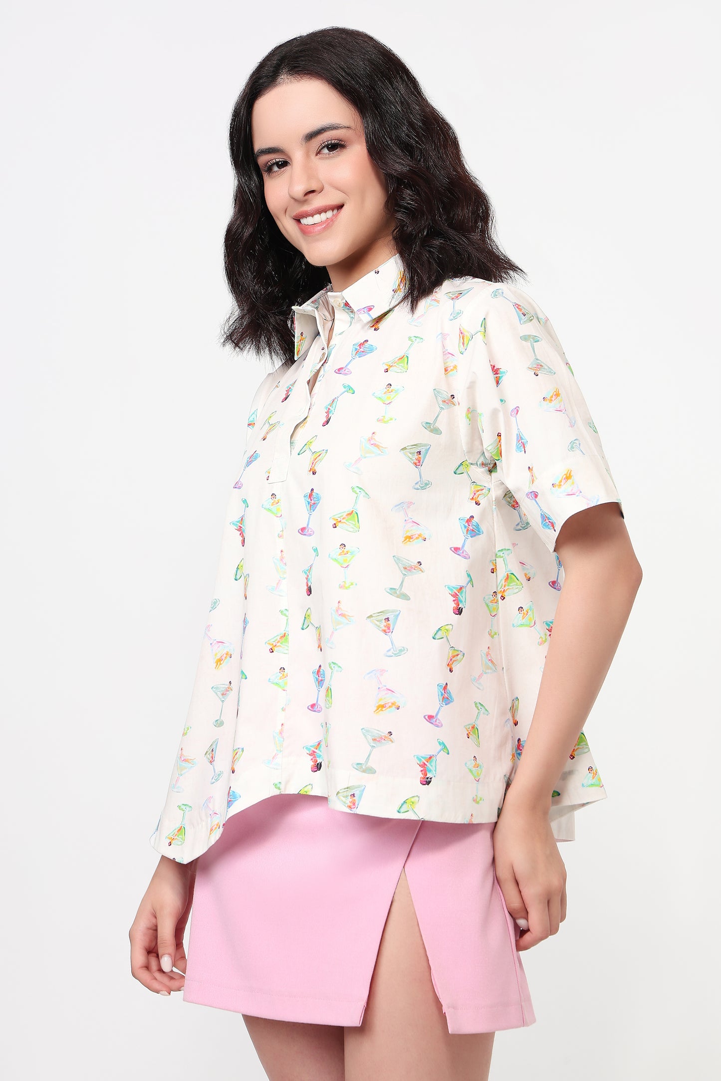 Party Mood Printed Shirt