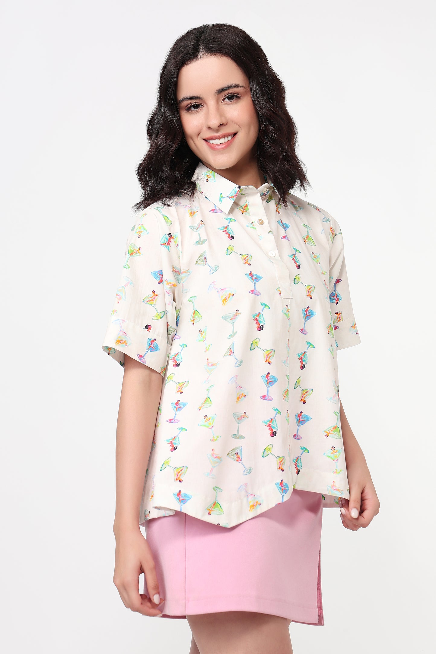 Party Mood Printed Shirt
