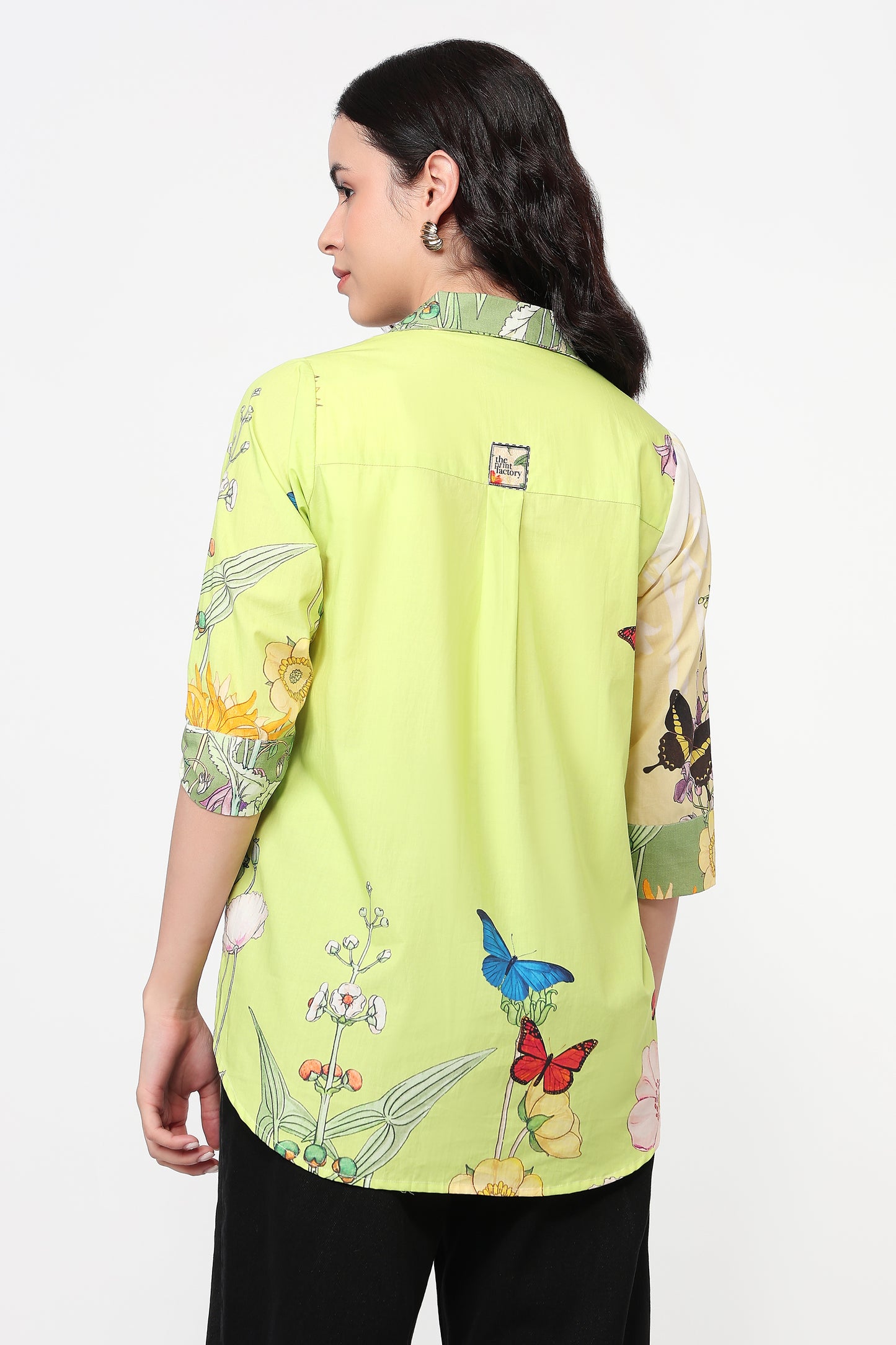 Butterfly Garden Printed Shirt