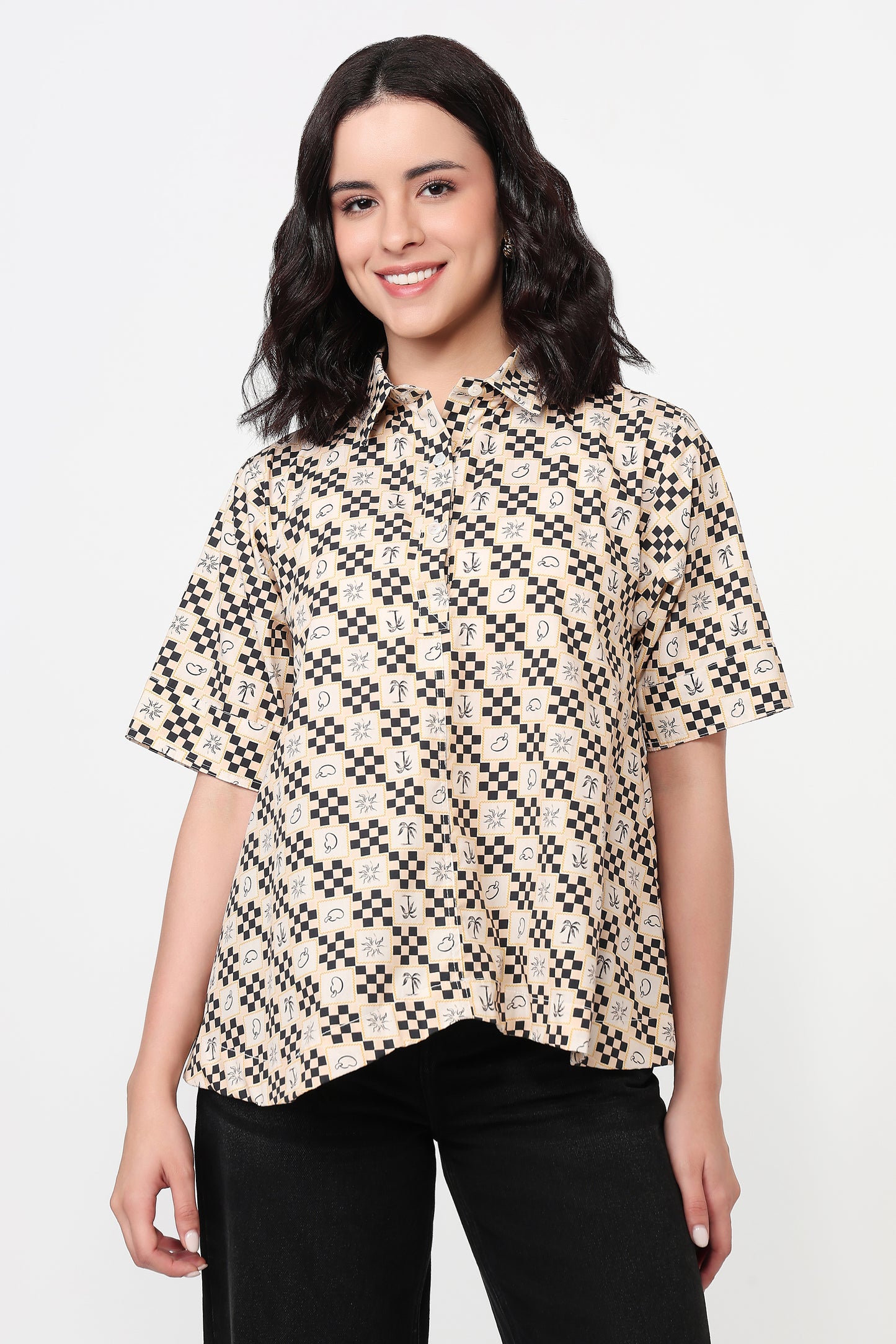 Chessboard Tropic Shirt