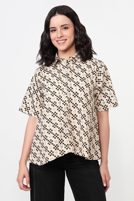 Chessboard Tropic Shirt