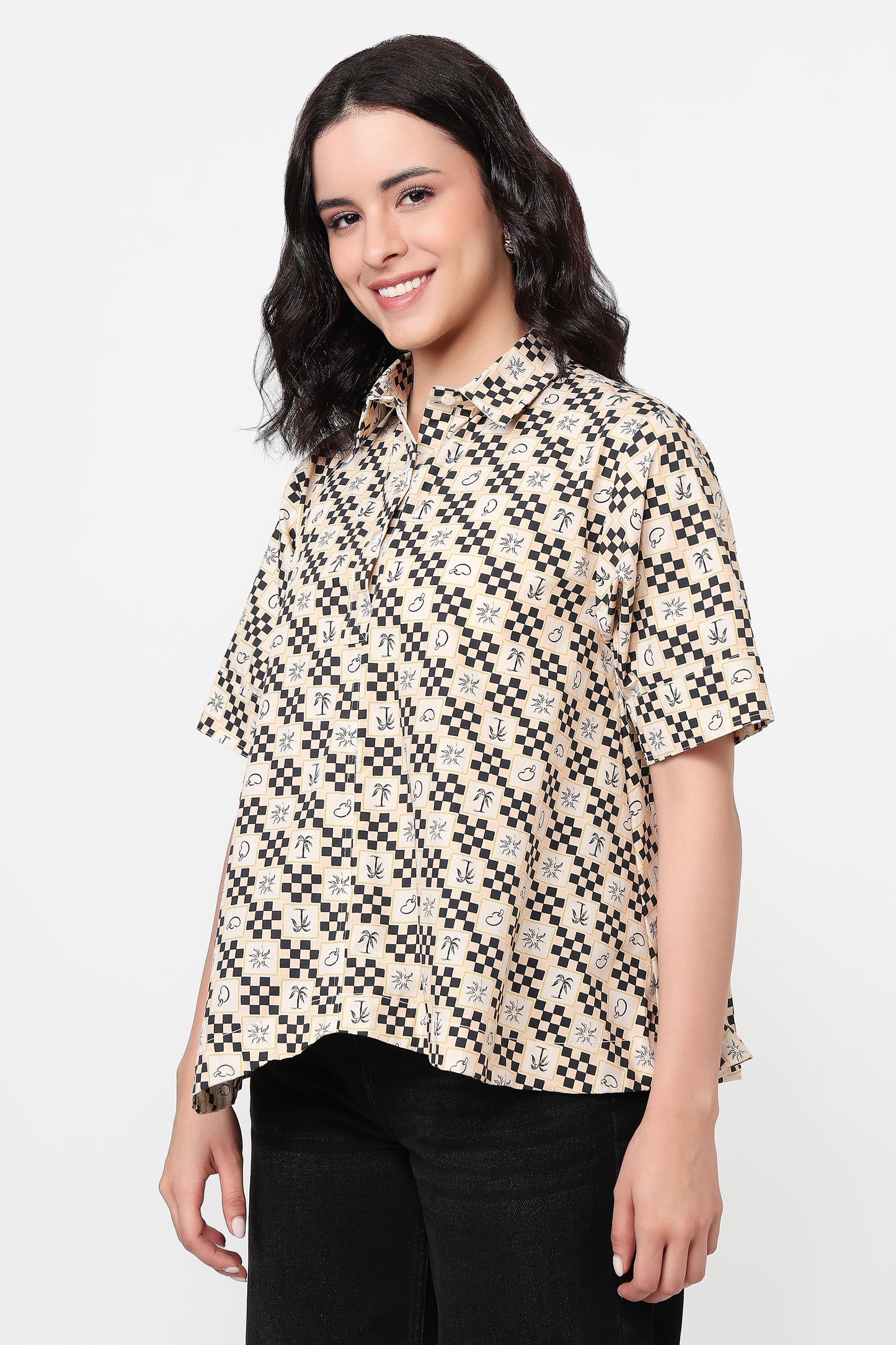 Chessboard Tropic Shirt