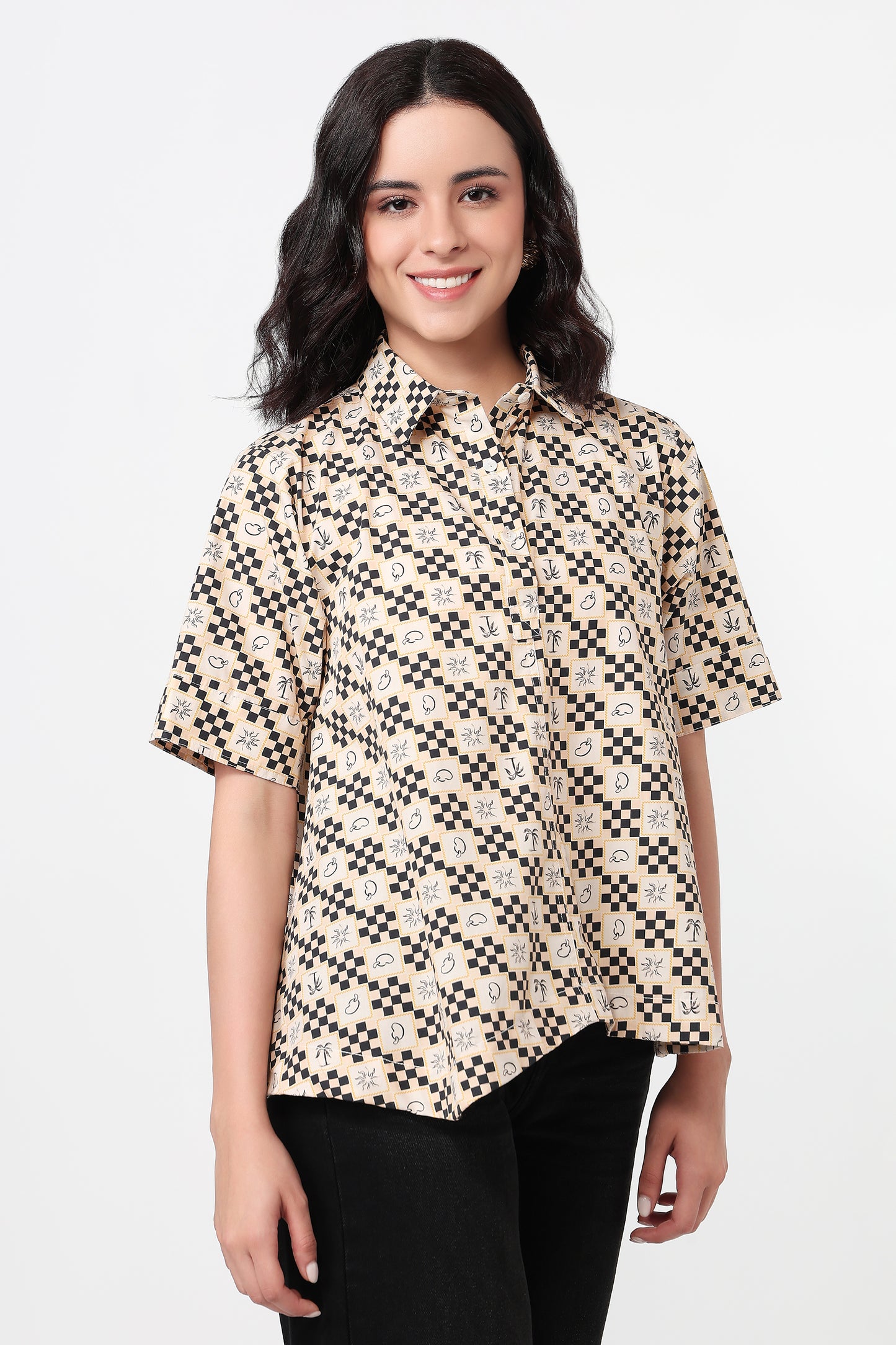 Chessboard Tropic Shirt