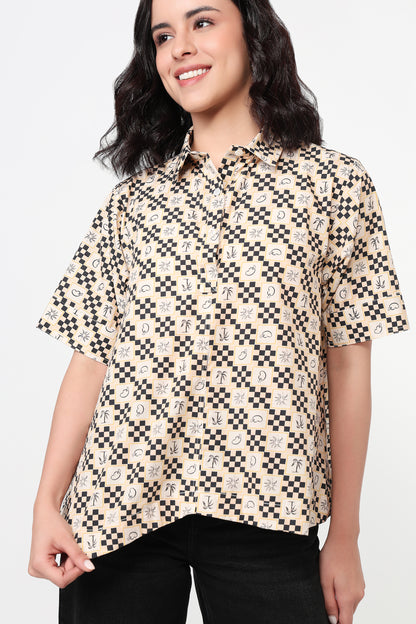 Chessboard Tropic Shirt