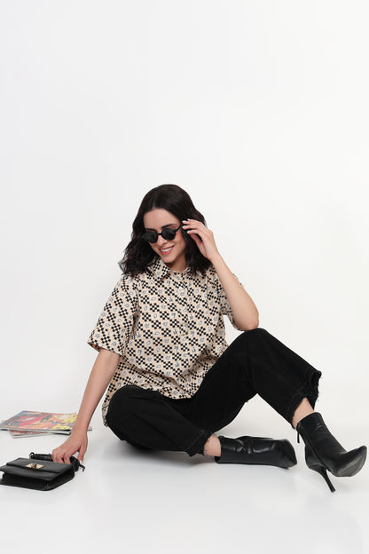 Chessboard Tropic Shirt