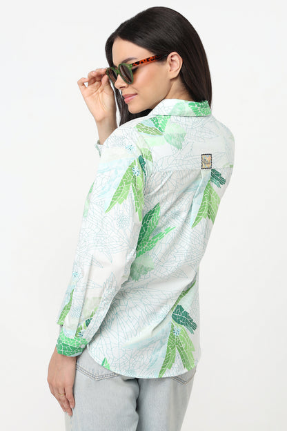 Mint Meadow Printed Shirt