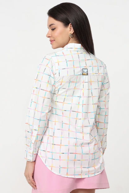 Pastel Grid Shirt