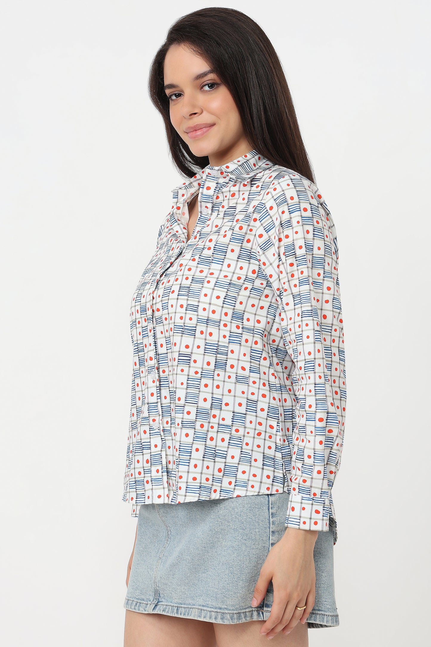 Confetti Check Shirt