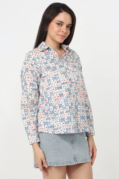 Confetti Check Shirt