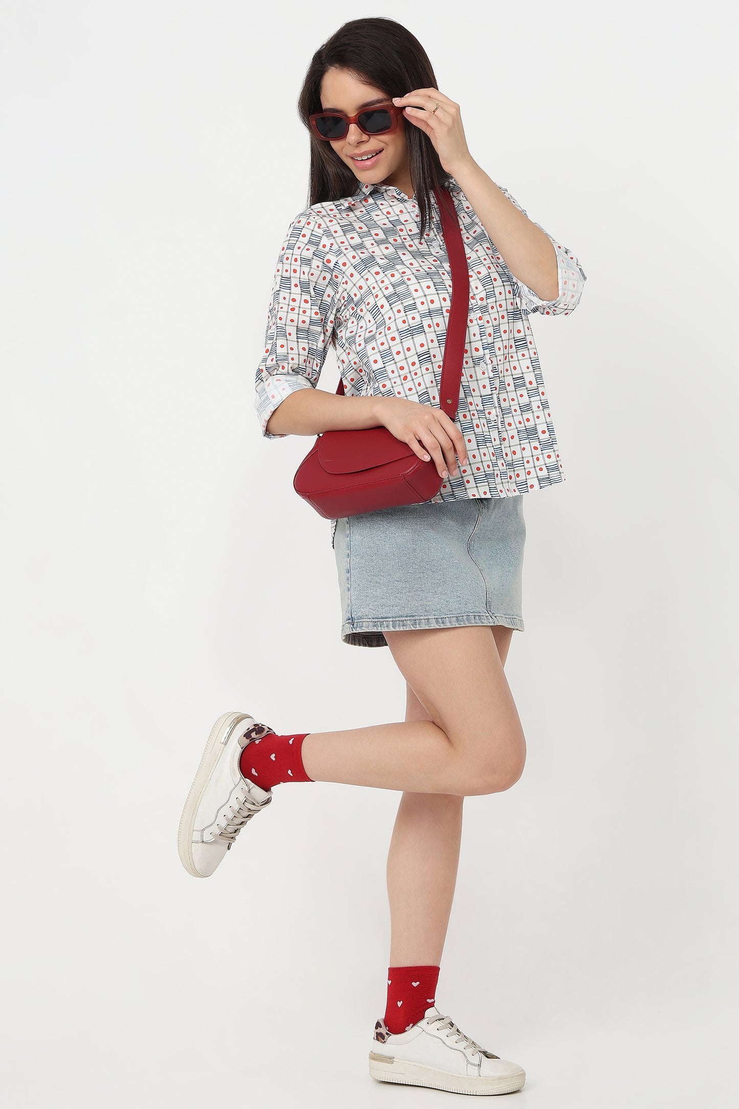 Confetti Check Shirt