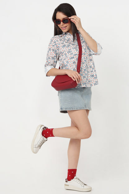 Confetti Check Shirt