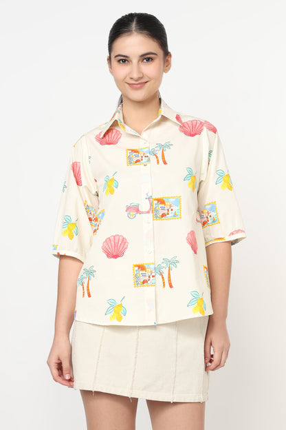 Summer Postcard Shirt
