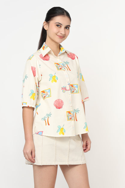 Summer Postcard Shirt